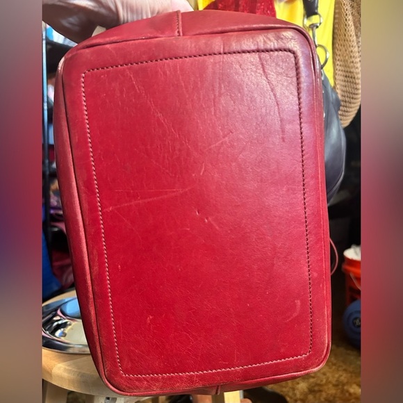 1992 Coach TRUE VINTAGE Red Legacy Market Tote​ - Picture 8 of 15